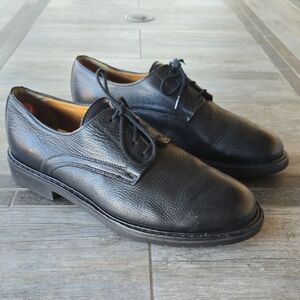 Mephisto Black Leather Men's Derbys